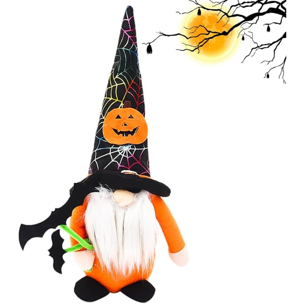 Halloween plysdukke Halloween dekorationer dværg plys uden ansigt D