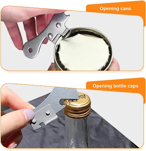 2 stk. dåseåbner låg åbner dåseåbner manuel simpel dåseåbner S