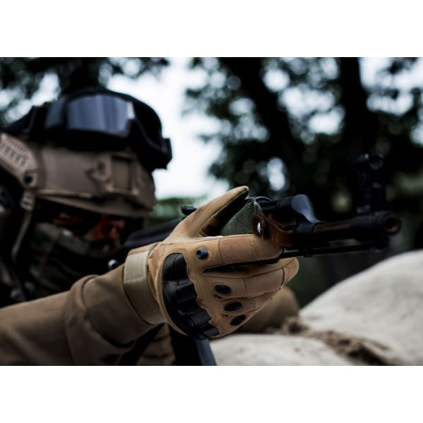 Z907 Military Green Motorcykel Handsker Touch Screen Full Finger Mo