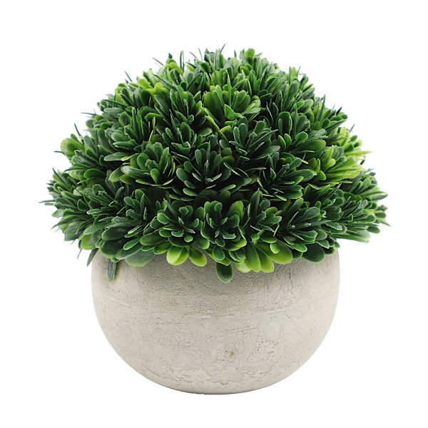 3 små kunstige planter i innendørs og utendørs kunstig blomst