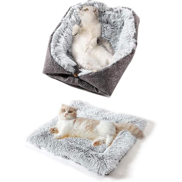Katteseng pude seng pude behagelig beroligende seng til hund kat vinter