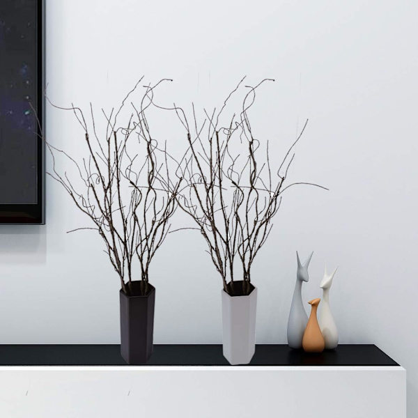 1 sæt tørre dekorative kunstige grene 30cm, DIY dekorative