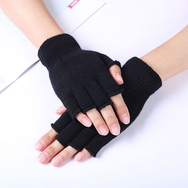 2 par fingerlösa handskar, vantar och halvfinger vinter sol