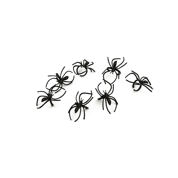 20 stk Halloween edderkopp ringer spøkelsesfestival kostyme rekvisitter Simulat