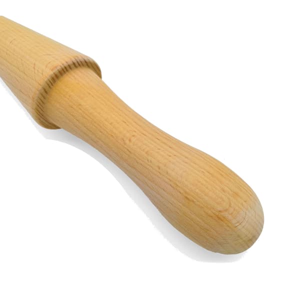 Kegleformet vaffel/isvaffelform, ubehandlet bøgetræ, lysebrun