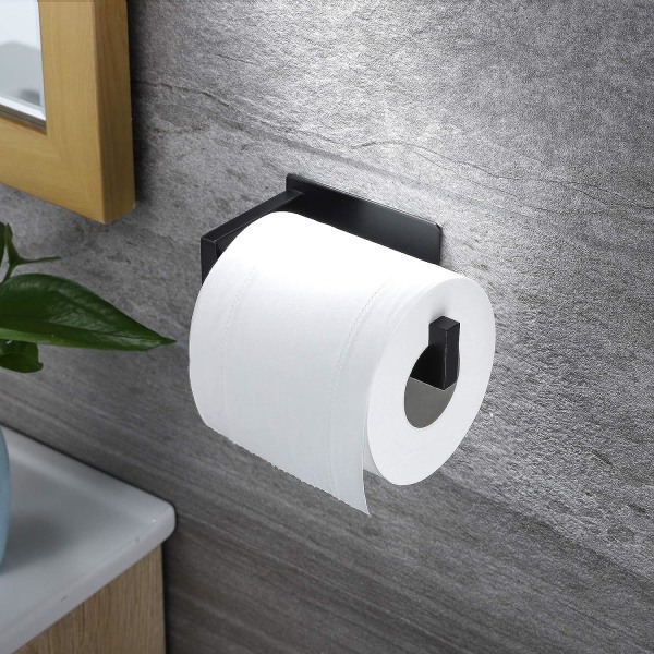 Musta WC-paperiteline, WC-paperiteline kylpyhuoneeseen ja keittiöön