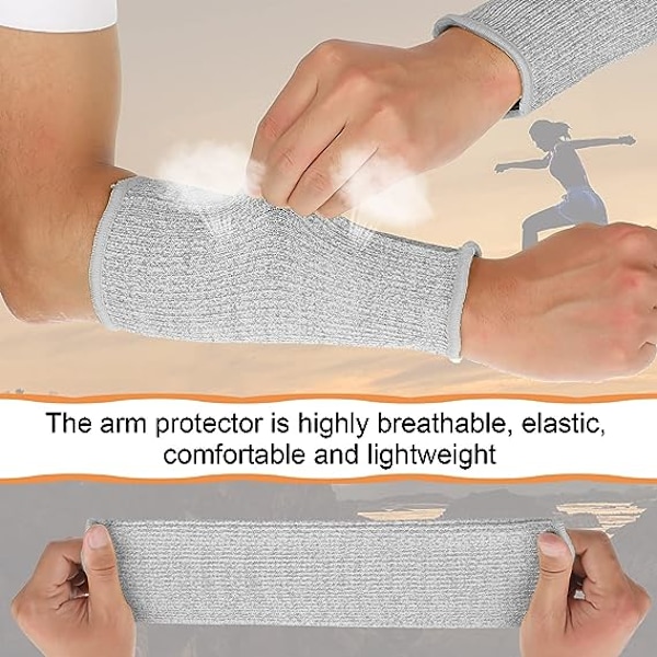 4 st Arm Protection Sleeves för Tunn Hud Blåmärken Skärsår och Brännskador