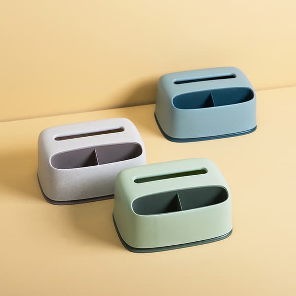 Rektangulär servettdispenser Servettdispenserlåda med plast Pl