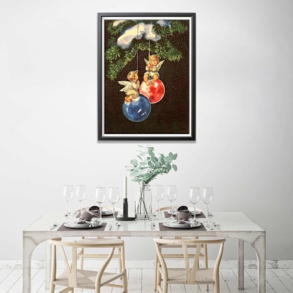 （21）3 st DIY Diamantmålning Julset, 5D Jul Emb