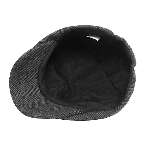 Mörkgrå, pojke hatt platt hatt, tweed Gatsby hatt Ivy irländsk hatt herr