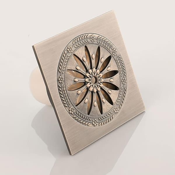 10 x 10 cm Messing Dusjslange til Bad Stor Diameter