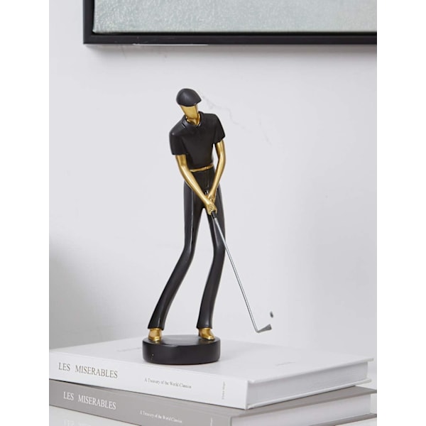 Amoy-Art Golfer Statyett Figur Dekor Modern Inter