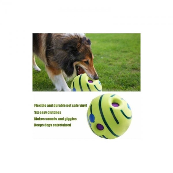Glow - Hoppande och ljudande hundboll - Alla storlekar