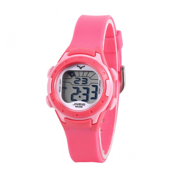 2 stk Pink Simple Electronic Watch -Functional Sports Electronic W