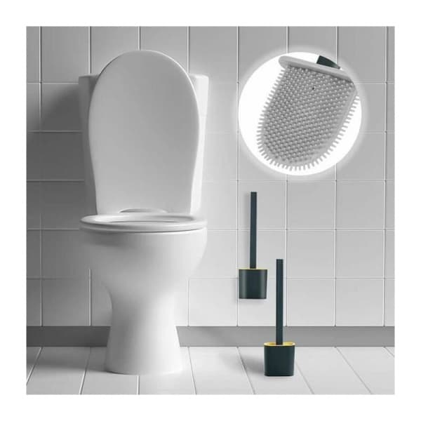 Silikoninen WC-harja pidikkeellä