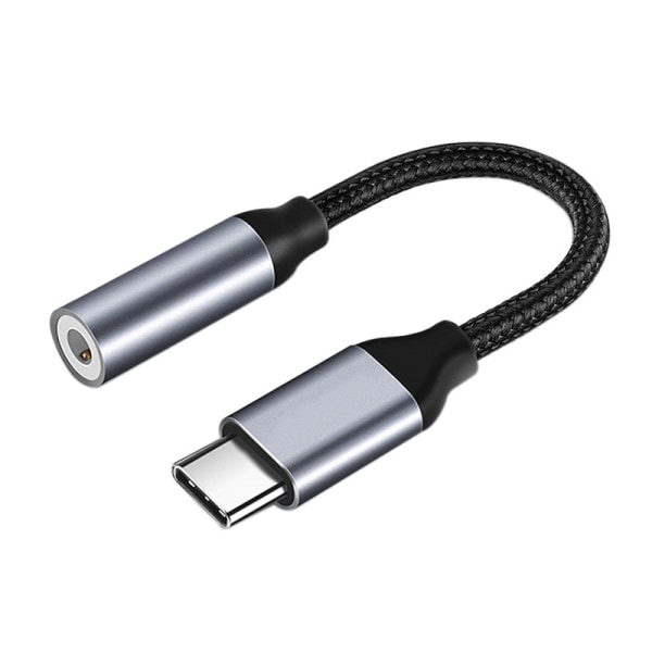 USB C till 3,5 mm-uttag, USB C 3,5 mm-adapter, USB C-hjälpadapter