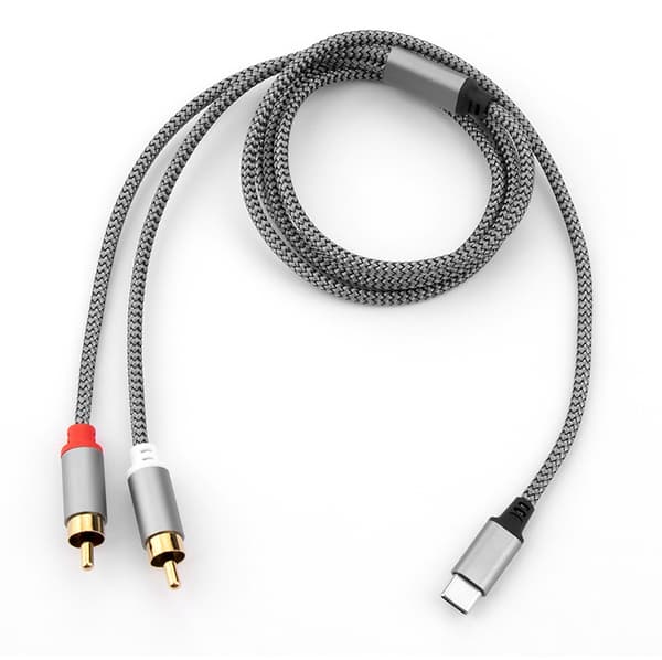 Lightning RCA-aux-ääniliitin, stereo Y-haaroitinsovitin