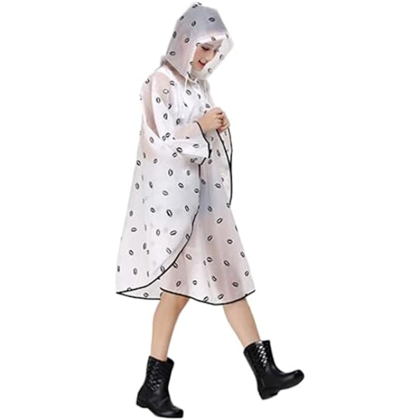 1 st EVA huvtröja regnrock poncho för cykling, svarta läppar