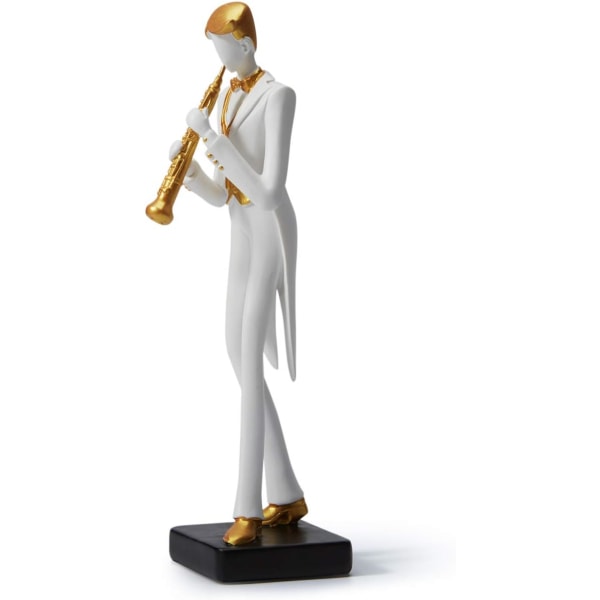 Statue skulptur musiker musik statue dekoration harpiks obo gave