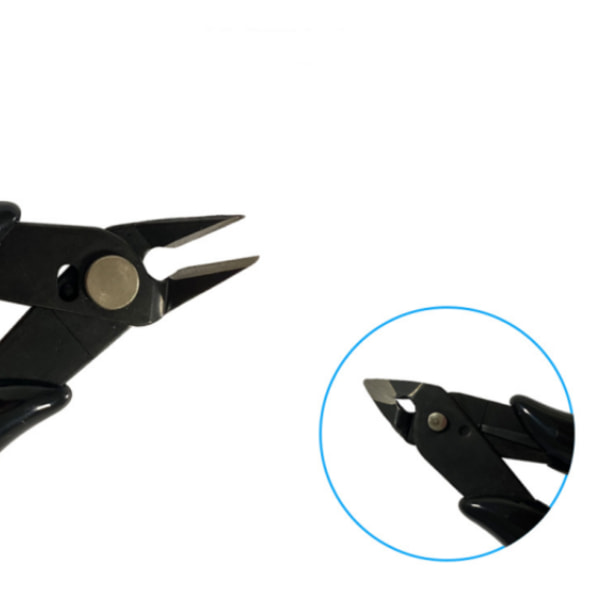 Precisionstångstång, 1 mini diagonal sidskärande tång för