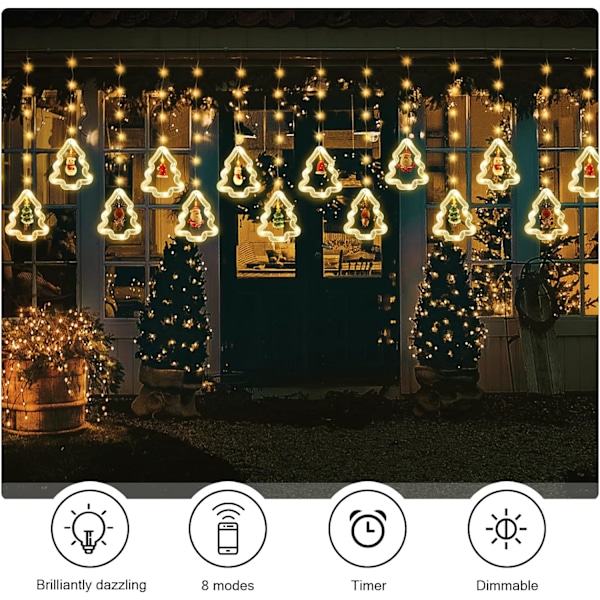 1 st julgran ljusslinga, 3m ljusslinga inomhus
