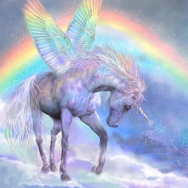 Unicorn 5D diamond painting , eläinmaalaustaide kotiseinä de