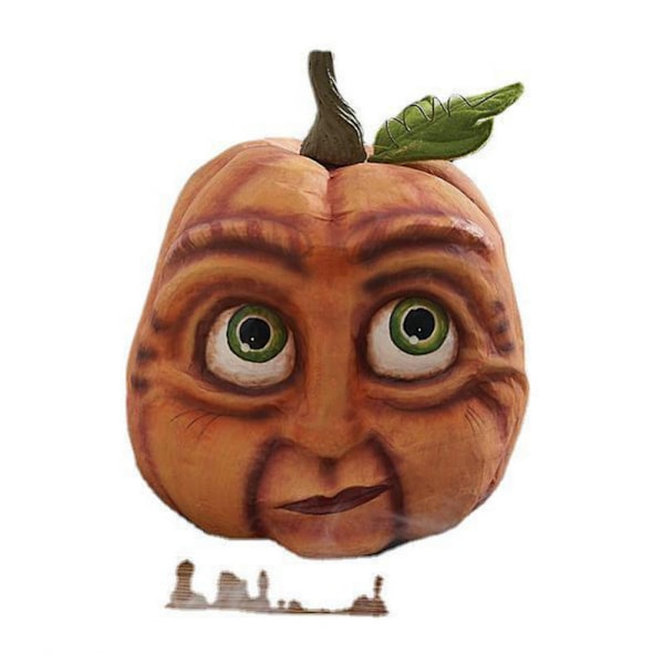 Halloween dekoration, sjov harpiks græskar med realistiske udtryk