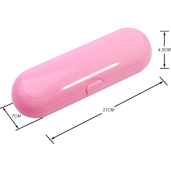 Bärbar ersättningsplast resekit med rosa en bit elect