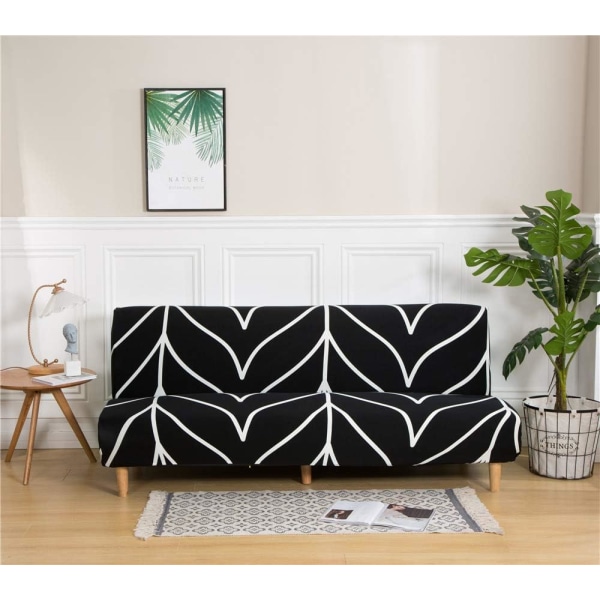 3-seters stretch Clic Clac sofaovertrekk, sofaovertrekk for sammenleggbar sofa