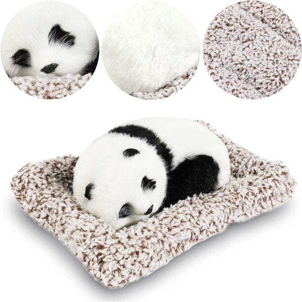 Harmaa bambuhiili-ilmanpuhdistuspussi, Sleeping Panda -auton koriste
