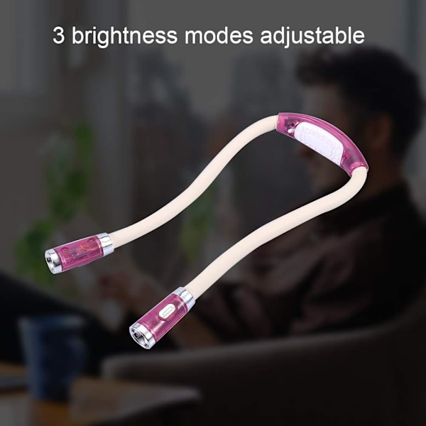 Hug Light - Fleksibel nakkehengende LED-lys justerbar sammenleggbar L