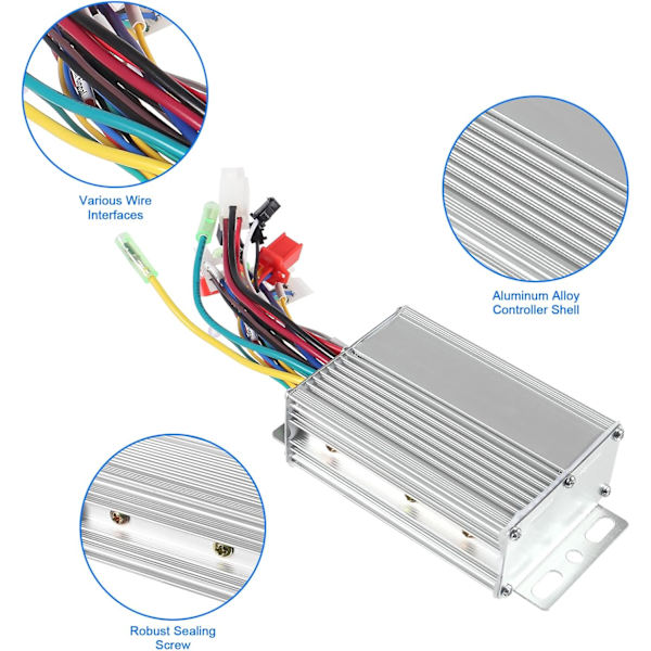 36v/48v 350w elektrisk køretøjscontroller elektrisk cykel elektrisk scooter