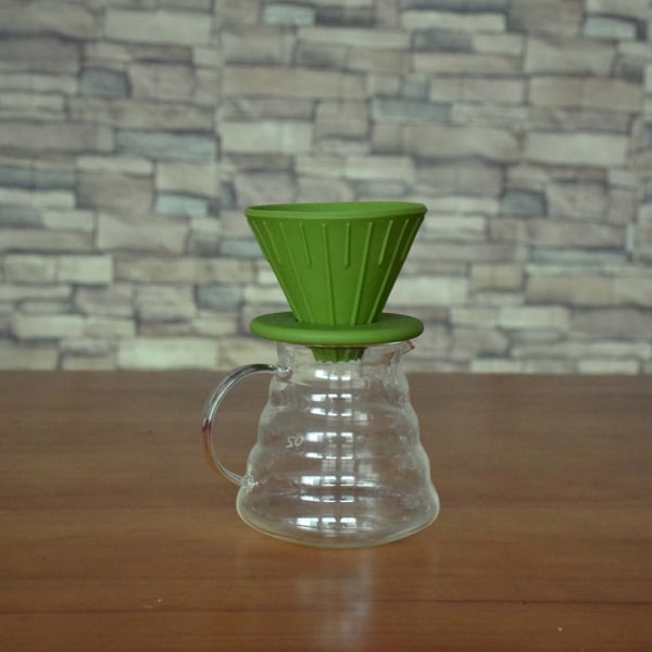 Genanvendelig håndlavet silikone kaffefilterkop Kaffefilterkop Fu