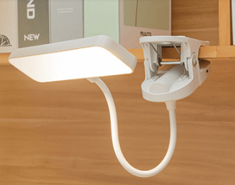 LED-leselampe, ladeklemmeleselampe, øyebeskyttelse, th