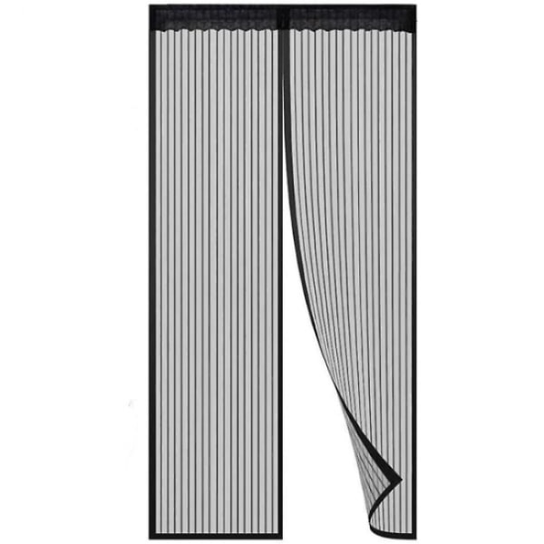 90 x 210 CM Magnetisk Dør Insektnett Mesh Dørgardin Topp-til-