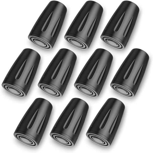 A set of 10 11 mm rubber end pieces for the walking bar, used for