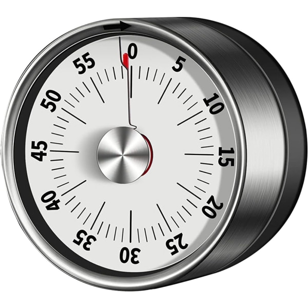 Visuel analog timer, 55 minutter, køkkentimer, nedtælling for børn