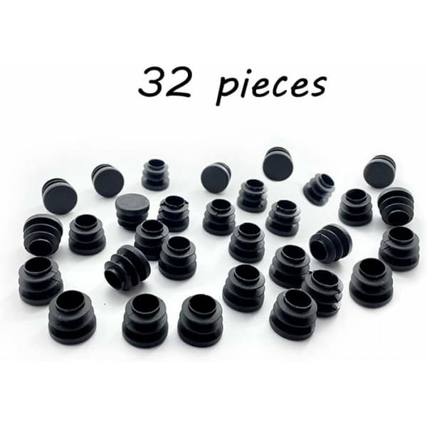 16mm stolkappe 32 stk. stolkappe rund plastkappe kapsler til