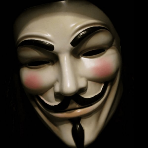 V for Vendetta -naamio - Guy Fawkes Halloween 1-pakkaus