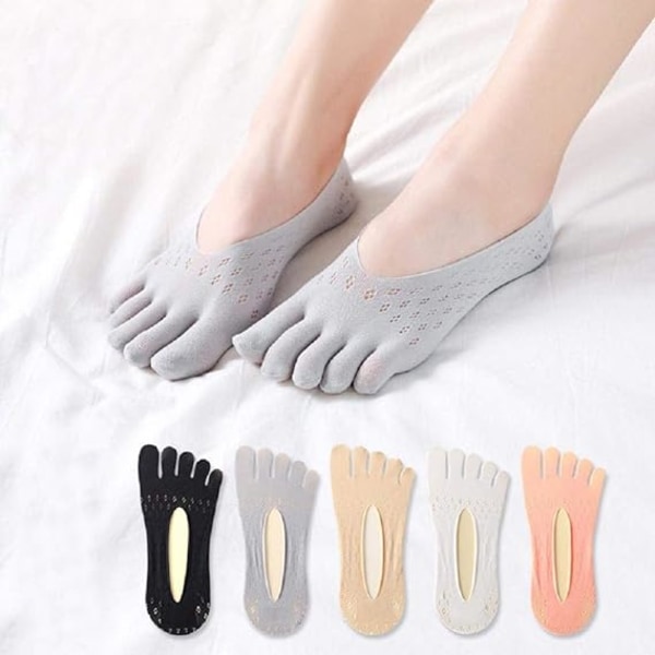 5 par femtå sokker for kvinner, ortopediske kompresjonssokker fo