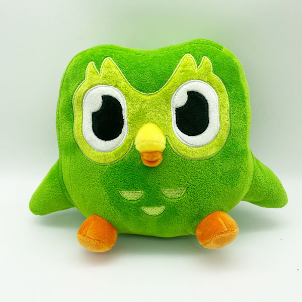 30cm Duolingo Plushie Duo 10-års jubilæum Grøn Ugle Gave til Børn