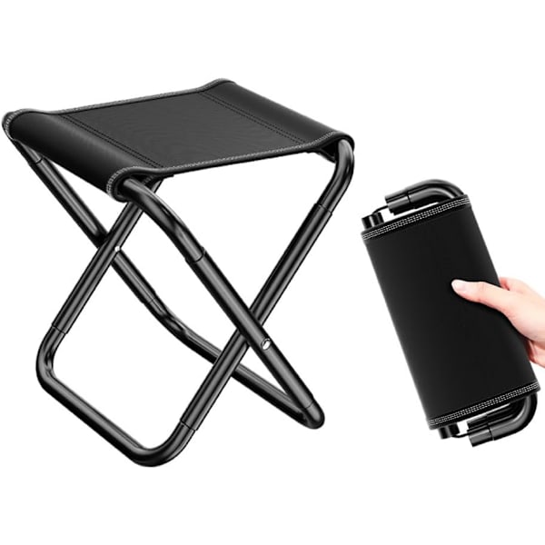 Fällbar Campingpall, Liten Bärbar Fällbar Pall, Ultralätt Fällbar
