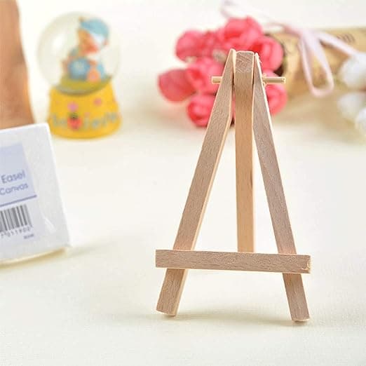 10 stk Staffeli Trebilde Holdere 12,5x7cm Kunstner Staffeli Plass C