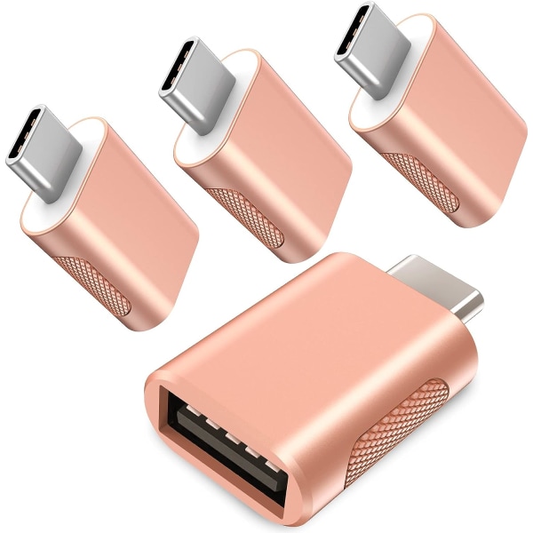 10 Gbps USB C til USB 3.0 OTG-oppgraderingsadapter (4-pakke), USB Type C