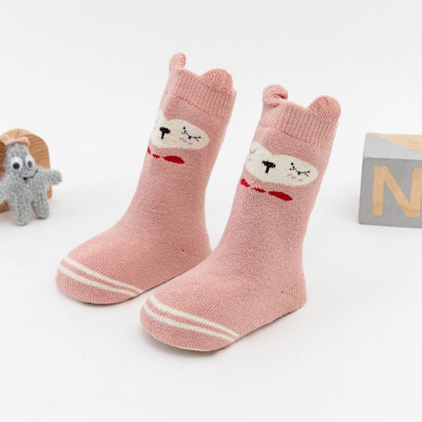 Ultratjocka höga barnsockor (3-pack) babyblandning,