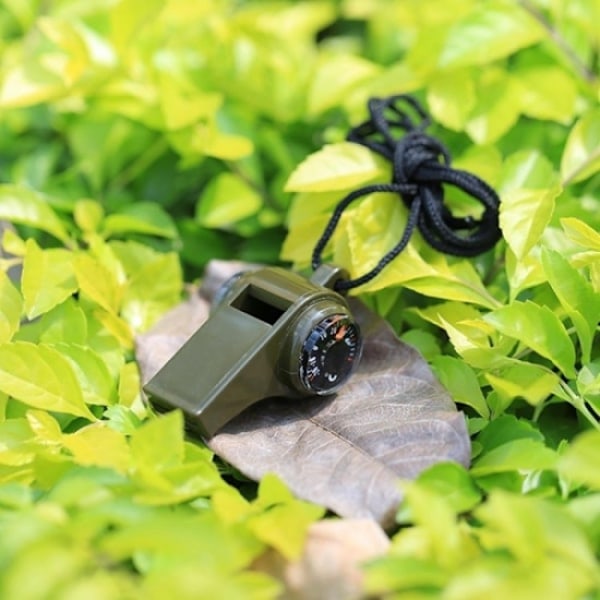 2 kpl 3-in-1-pilli kompassilla ja lämpömittarilla - Survival Black