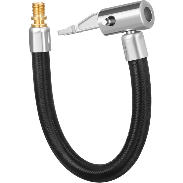 20CM Inflator Däck Förlängningssladd Schrader Adapter Däckventil Pum