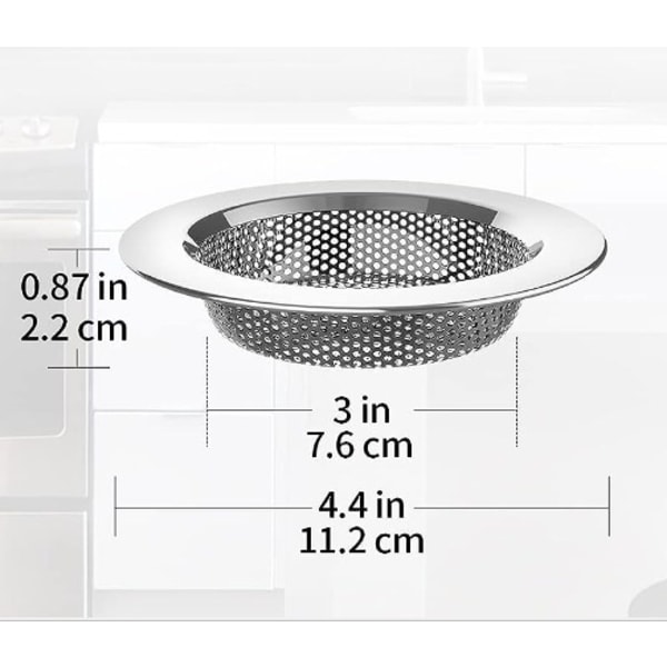 3-pack diskhossil, diskbänkssil i rostfritt stål