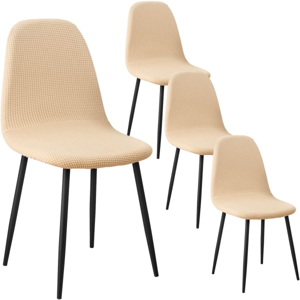 Skandinaviska matstolsöverdrag Jacquard Stretch stolsöverdrag