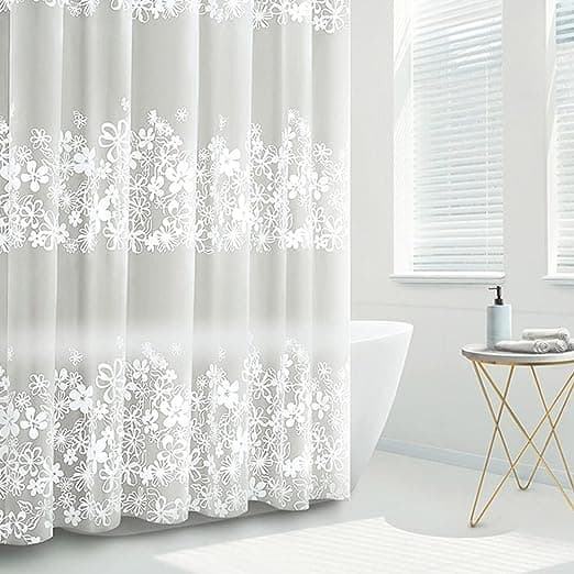 1 stk dusjforheng 180 x 200 cm muggsikkert, vanntett, vaskbart